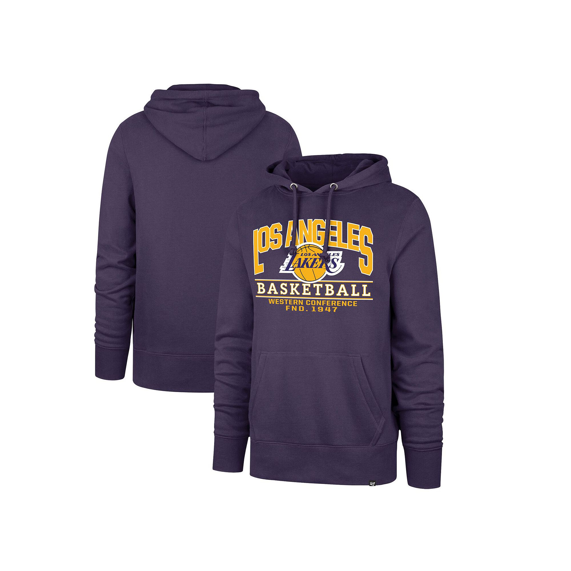Mens 47 Purple Los Angeles Lakers Big & Tall Good Call Headline Pullover 