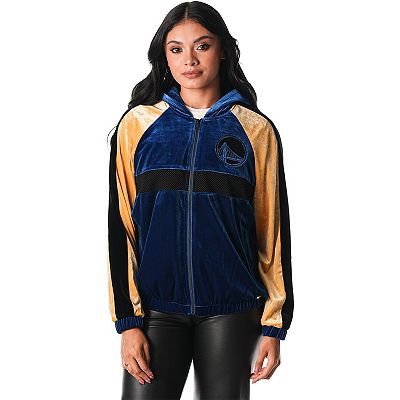Women's The Wild Collective Blue Golden State Warriors Velour Full