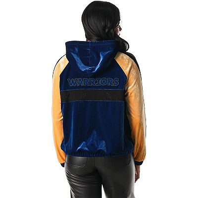 Women's The Wild Collective Blue Golden State Warriors Velour Full