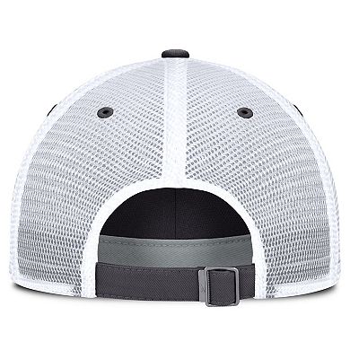 Men's Nike Gray Arizona Diamondbacks Wordmark Club Adjustable Trucker Hat