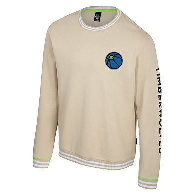 Unisex Stadium Essentials Natural Minnesota Timberwolves Halftime Pullover Sweatshirt