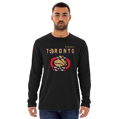 Men's New Era Black Toronto Raptors 2024/25 City Edition Long Sleeve T-Shirt