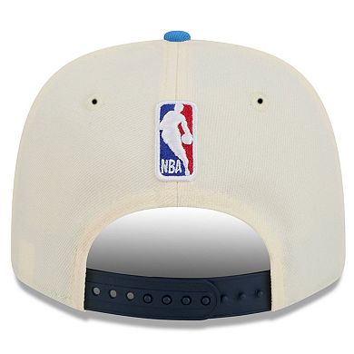 Men's New Era Blue Milwaukee Bucks 2024/25 City Edition 9SEVENTY Stretch-Snap Hat