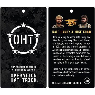 Men's Colosseum Black Oklahoma Sooners Big & Tall OHT Military Appreciation Tango Long Sleeve Hoodie T-Shirt