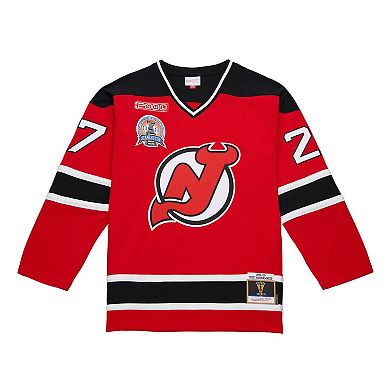 Men's Mitchell & Ness Scott Niedermayer Red New Jersey Devils Big & Tall 1999/00 Blue Line 2.0 Jersey