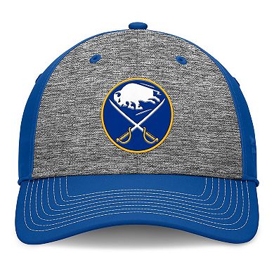 Men's Fanatics Gray/Royal Buffalo Sabres Fundamental Top Shelf 2-Tone Flex Hat