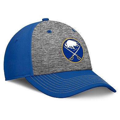 Men's Fanatics Gray/Royal Buffalo Sabres Fundamental Top Shelf 2-Tone Flex Hat