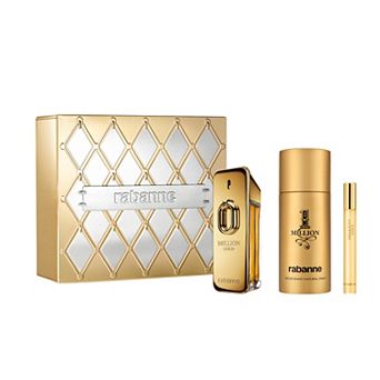 Rabanne Million Gold Eau de Parfum Intense 3 pc Cologne Gift Set