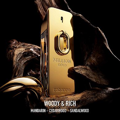 Rabanne Million Gold Eau de Parfum Intense 3 Piece Cologne Gift Set