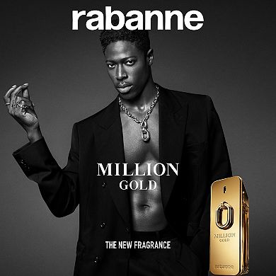 Rabanne Million Gold Eau de Parfum Intense 3 Piece Cologne Gift Set