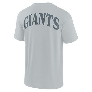 Unisex Fanatics Gray New York Giants Elements Iconic T-Shirt