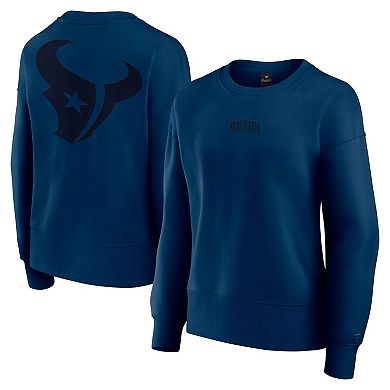 Women's Fanatics Navy Houston Texans Elements Pullover Sweatshirt