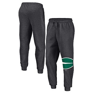 Men's Fanatics Heather Charcoal New York Jets Boost Fleece Joggers
