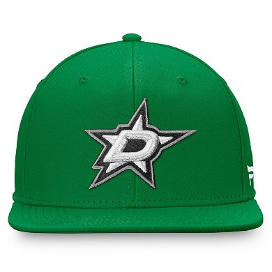 Men's Fanatics Kelly Green Dallas Stars Core Primary Logo Snapback Hat