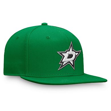 Men's Fanatics Kelly Green Dallas Stars Core Primary Logo Snapback Hat