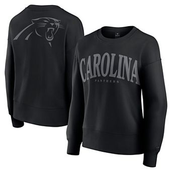Women's Fanatics Black Carolina Panthers Elements Pullover Sweatshirt