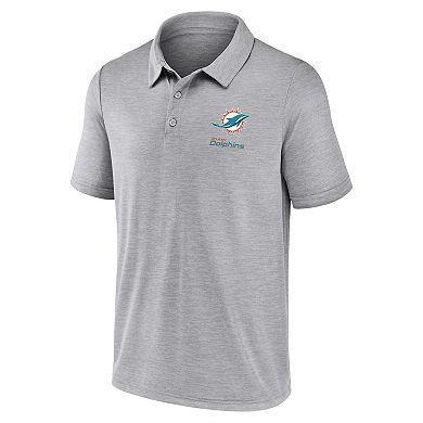Men's Fanatics Gray Miami Dolphins Making Waves Polo