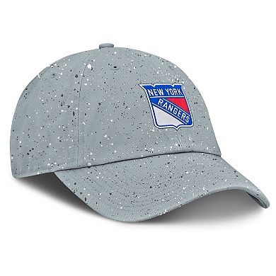 Women's Fanatics Gray New York Rangers Heritage Snow Day Speckle Adjustable Hat