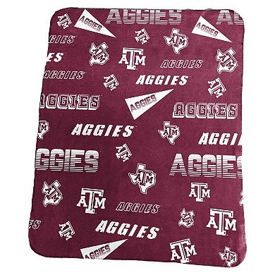 "Texas A&M Aggies 50"" x 60"" Classic Fleece Blanket"