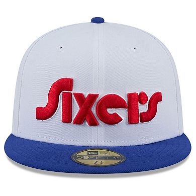 Men's New Era White Philadelphia 76ers 2024/25 City Edition 59FIFTY Fitted Hat