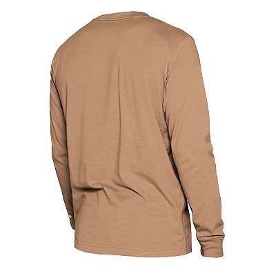 Men's New Era Tan Chicago Bulls 2024/25 City Edition Long Sleeve T-Shirt