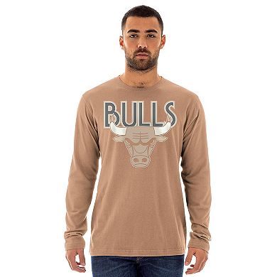 Men's New Era Tan Chicago Bulls 2024/25 City Edition Long Sleeve T-Shirt