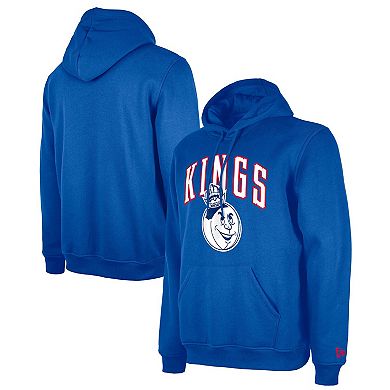 Men's New Era Blue Sacramento Kings 2024/25 City Edition Pullover Hoodie