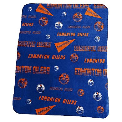 "Edmonton Oilers 50"" x 60"" Classic Fleece Blanket"