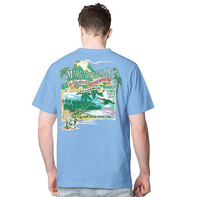Men's Margaritaville Blue New York Rangers Time Flies T-Shirt