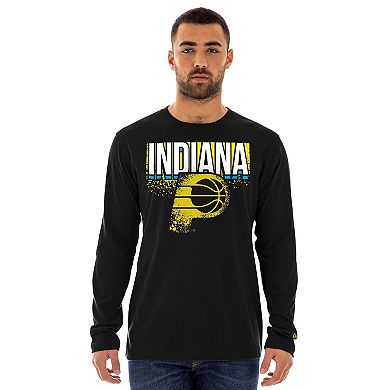 Men's New Era Black Indiana Pacers 2024/25 City Edition Long Sleeve T-Shirt