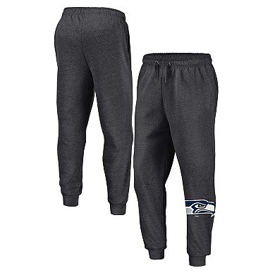 Men's Fanatics Heather Charcoal Seattle Seahawks Boost Fleece Joggers