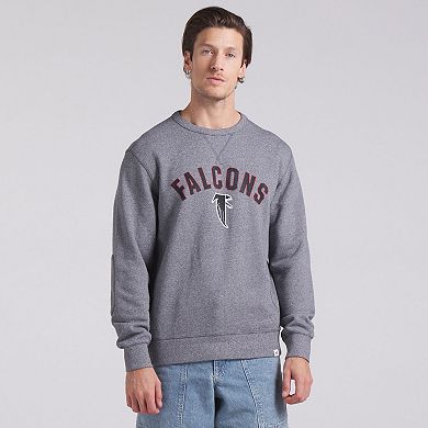 Men's Fanatics Heather Gray Atlanta Falcons Loop Terry Pullover Sweatshirt