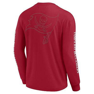 Unisex Fanatics Red Tampa Bay Buccaneers Elements Strive Long Sleeve T-Shirt