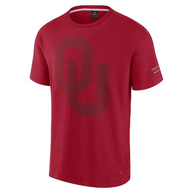 Men's Fanatics Crimson Oklahoma Sooners Iconic T-Shirt