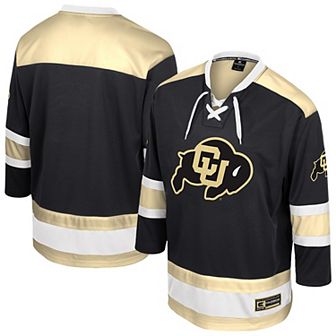 Men's Colosseum Black Colorado Buffaloes Athletic Machine Fashion Hockey Jersey