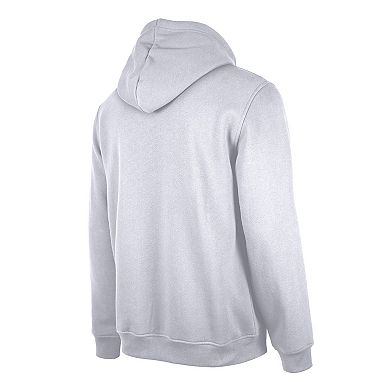 Men's New Era White Miami Heat 2024/25 City Edition Pullover Hoodie