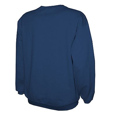 Men's Stitches Navy Tampa Bay Rays Pullover Sweatshirt