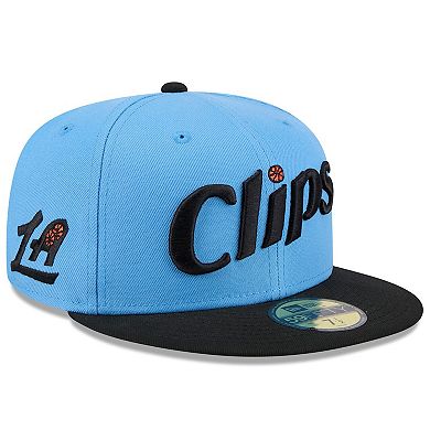 Men's New Era Light Blue LA Clippers 2024/25 City Edition 59FIFTY Fitted Hat