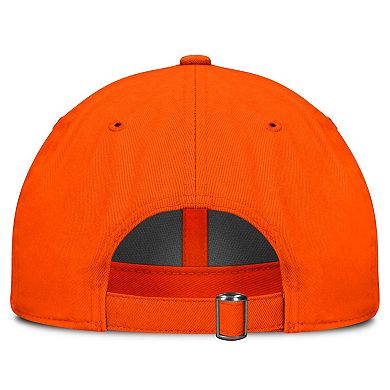 Men's Top of the World Orange Clemson Tigers Team Logo Washed Adjustable Hat