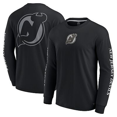 Men's Fanatics Black New Jersey Devils Elements Strive Long Sleeve
