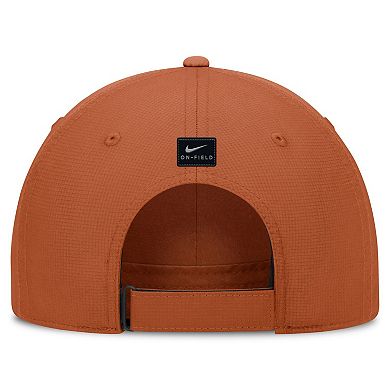 Men's Nike Texas Orange Texas Longhorns 2024/25 On-Field Club Performance Adjustable Hat