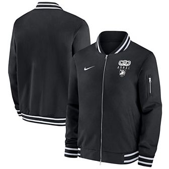 Men's Nike Black Army Black Knights 2024 Rivalry Collection Full-Zip Bomber Jacket