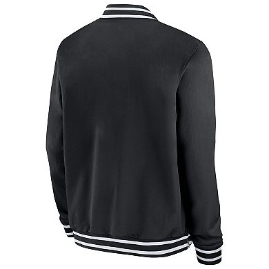 Men's Nike Black Army Black Knights 2024 Rivalry Collection Full-Zip Bomber Jacket