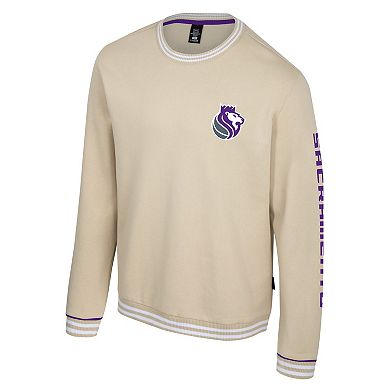 Unisex Stadium Essentials Natural Sacramento Kings Halftime Pullover Sweatshirt