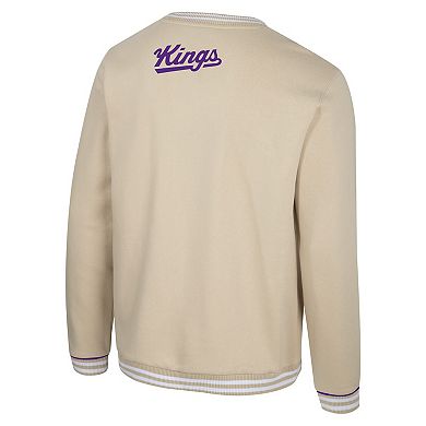 Unisex Stadium Essentials Natural Sacramento Kings Halftime Pullover Sweatshirt