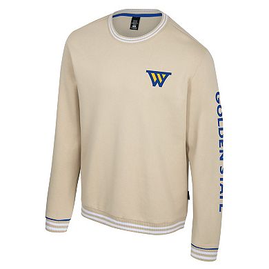 Unisex Stadium Essentials Natural Golden State Warriors Halftime Pullover Sweatshirt