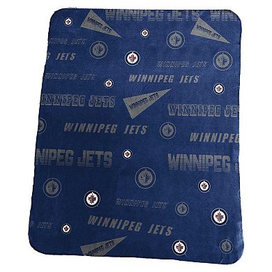 "Winnipeg Jets 50"" x 60"" Classic Fleece Blanket"
