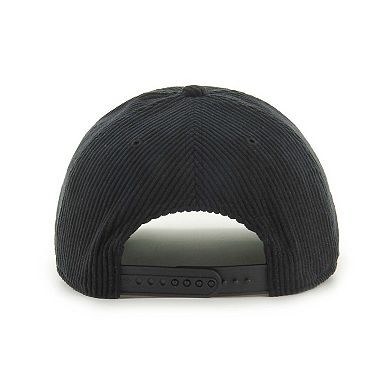 Men's '47 Black Miami Marlins Corduroy Hitch Adjustable Hat