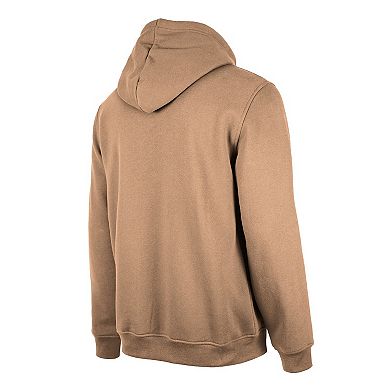 Men's New Era Tan Chicago Bulls 2024/25 City Edition Chenille Heavyweight Pullover Hoodie