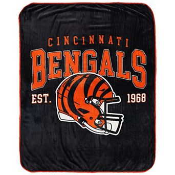Pegasus Cincinnati Bengals Vintage Arch Ultra Soft 50" x 60" Blanket